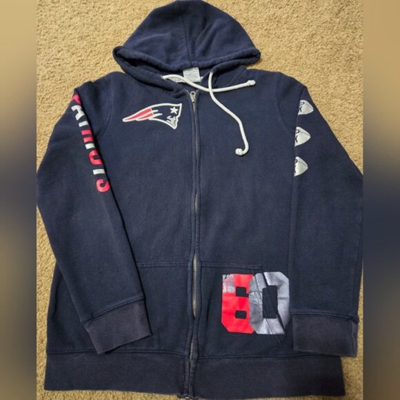 PINK Victoria's Secret Vintage NFL New England Patriots Hoodie/Sweats Sweatsuit - Picture 2 of 12